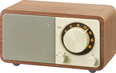 Sangean WR-7 tragbares Desktop-Radio (FM-RDS-Tuner, Bluetooth, AUX-In, integrierter Lautsprecher, Ak