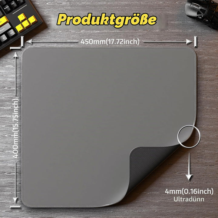 ATTACK SHARK CM02 Esports-Gaming-Mauspad Grosses, Feine sandähnliche Texturoberfläche, Wasserabweise