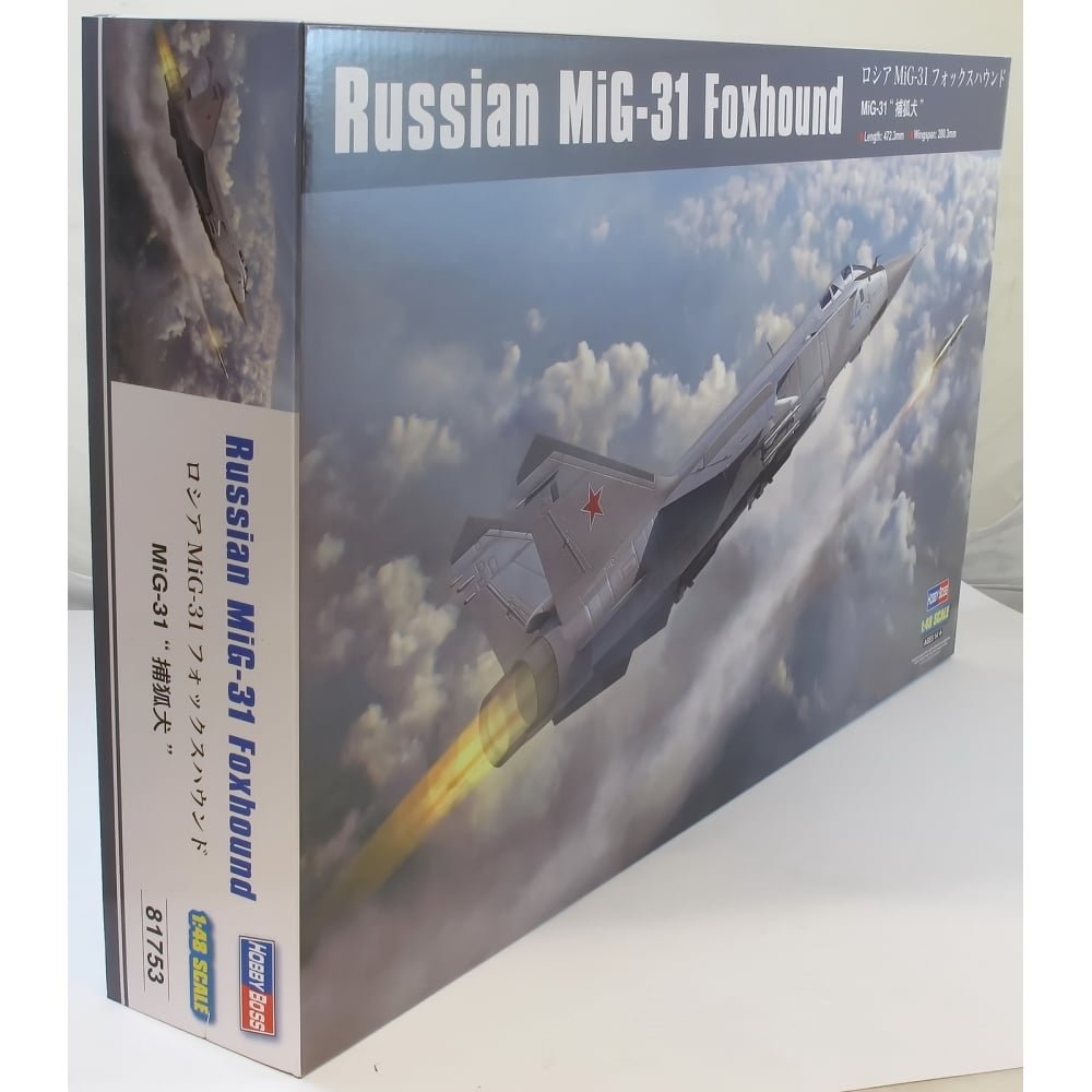 Hobby Boss MiG-31 Foxhound, HY81753, Mehrfarbig