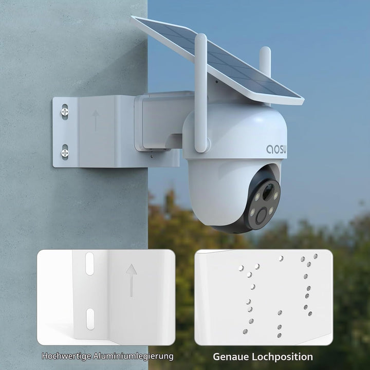 Eckhalterung für AOSU 2K/3MP, 3K/5MP Überwachungskamera Aussen Solar Akku (‎C9C2CA11) (C9C3CA11) (C9