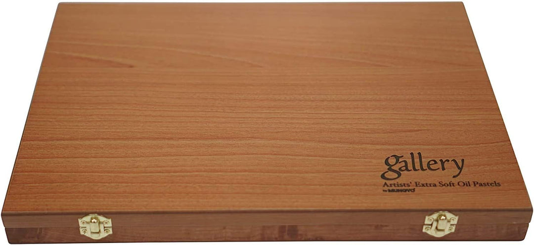 Mungyo Gallery Soft Oil Pastels Wood Box Set of 72 - Assorted Colors by Mungyo