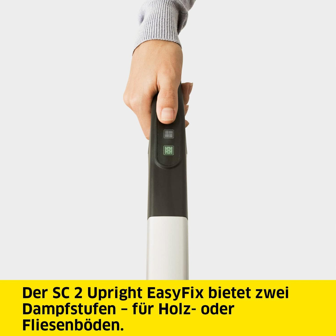 Kärcher Dampfreiniger SC 2 Upright EasyFix, Aufheizzeit: 30 s, Flächenleistung: ca. 50 m², Tank: 0,4