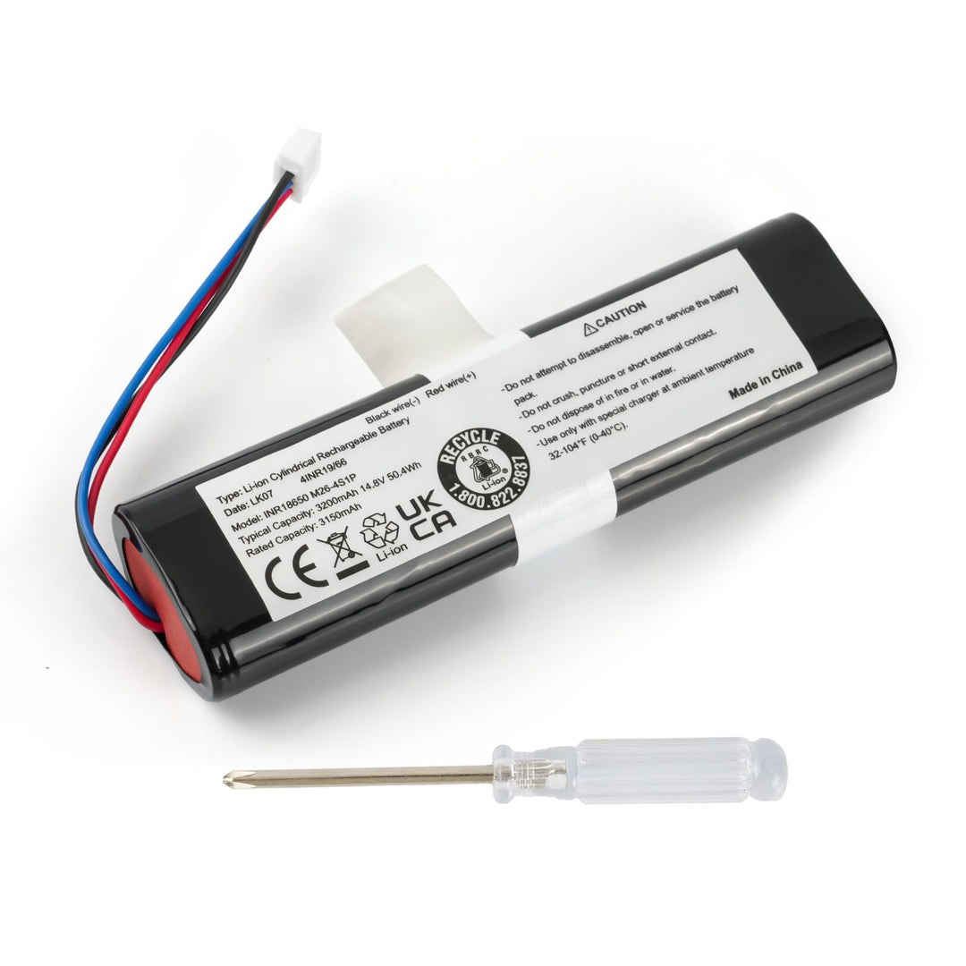 3200 mAh 14,4 V Roboter-Staubsauger-Ersatzakku für Deebot N8, N8+, N8 Pro, Deebot N5, Deebot T5 Neo/