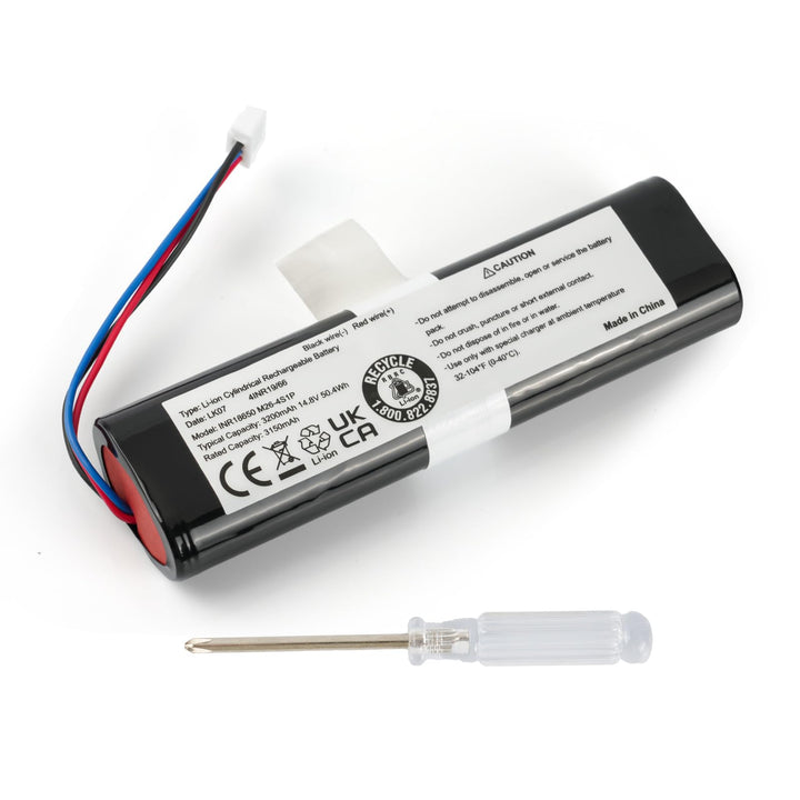 3200 mAh 14,4 V Roboter-Staubsauger-Ersatzakku für Deebot N8, N8+, N8 Pro, Deebot N5, Deebot T5 Neo/