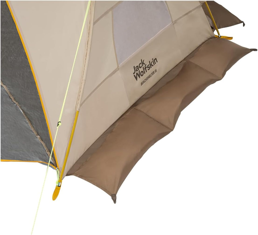 Jack Wolfskin Unisex – Erwachsene Beach Shelter III Strandmuschel, White Pepper, ONE Size Einheitsgr