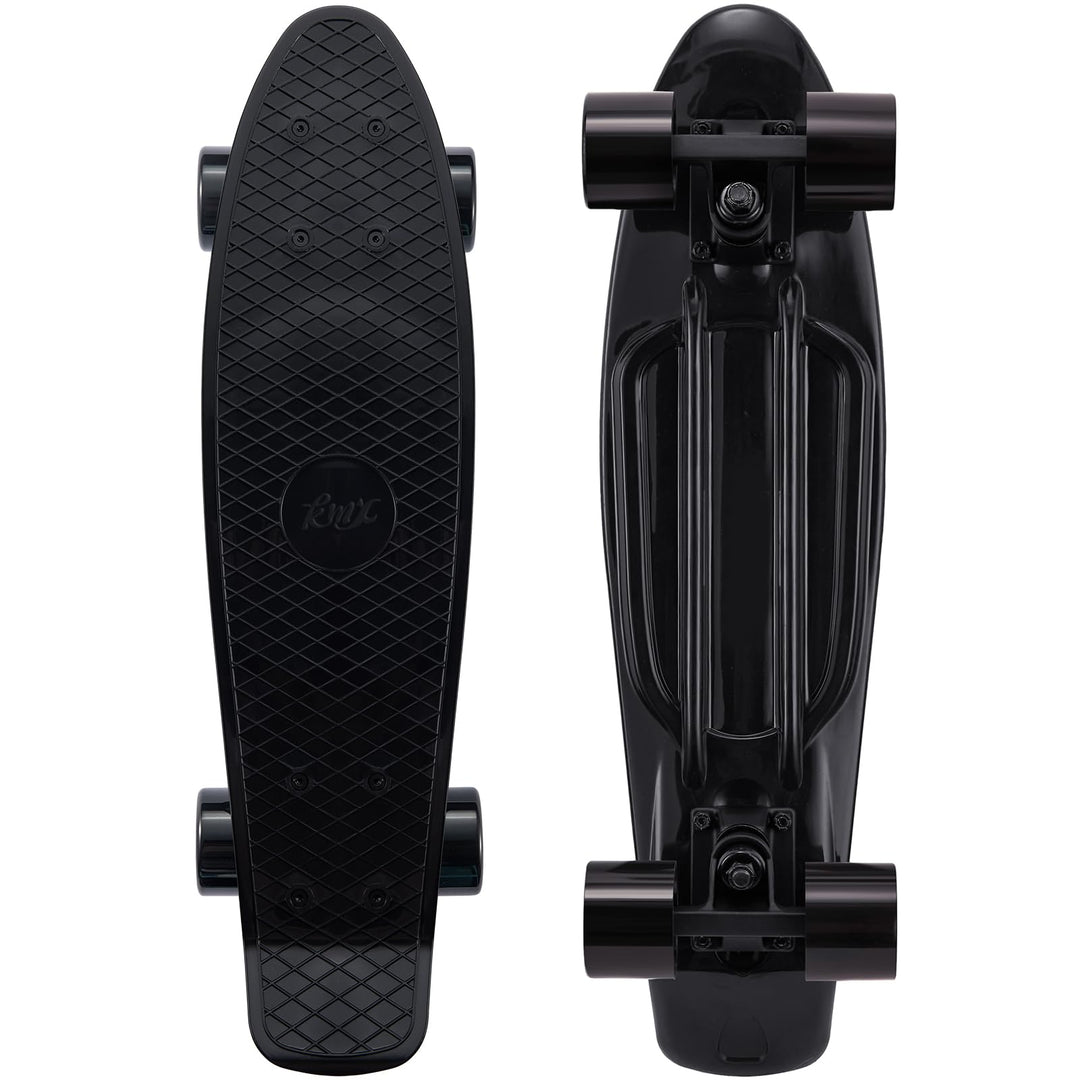 KMX 55,9 cm Mini Cruiser Skateboard für Jungen Mädchen und Jugendliche, komplettes Anfänger-Skateboa