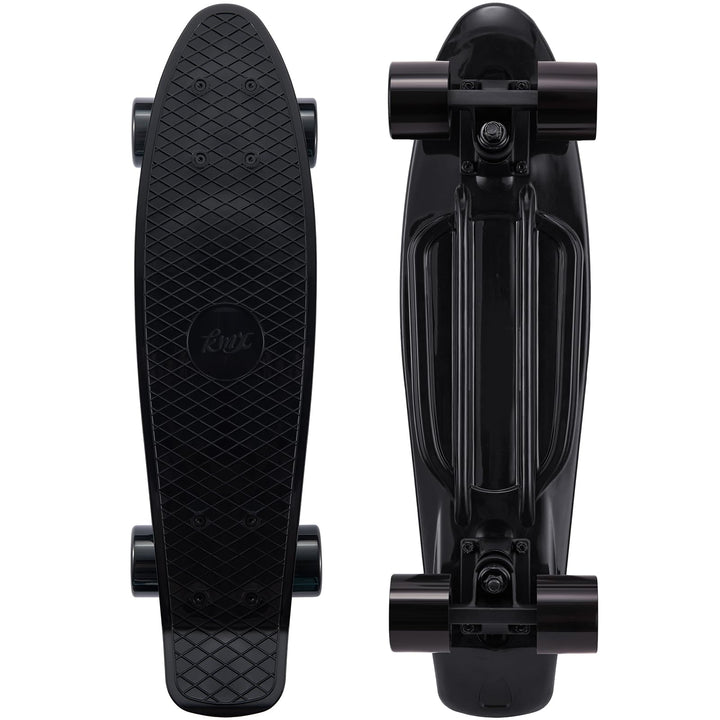 KMX 55,9 cm Mini Cruiser Skateboard für Jungen Mädchen und Jugendliche, komplettes Anfänger-Skateboa