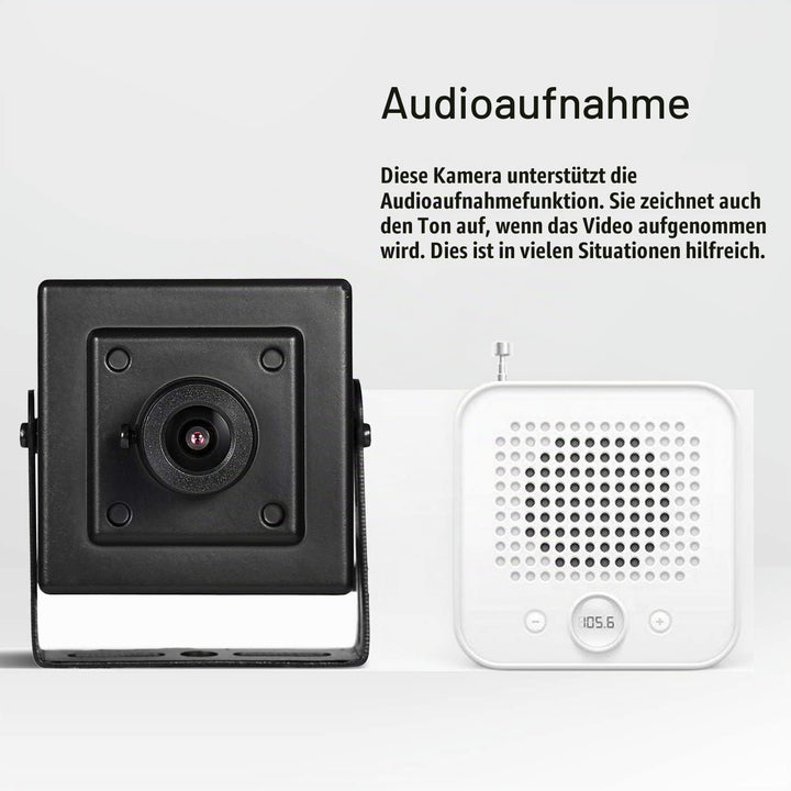 Mini POE IP Kamera mit Audio, Innen Sicherheit Kamera P2P Remote View 3MP HD CCTV Video überwachung