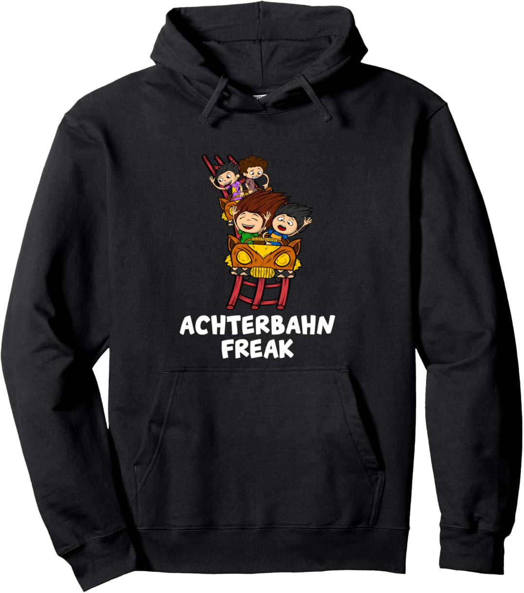 Freizeitpark Achterbahn Freak Pullover Hoodie