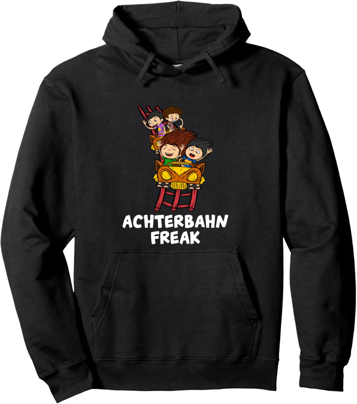 Freizeitpark Achterbahn Freak Pullover Hoodie