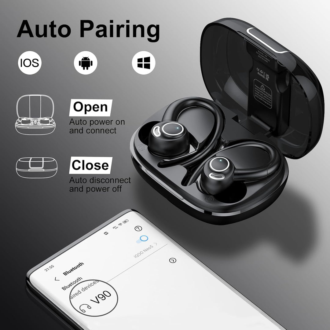KI Übersetzer Kopfhörer, 2026 Neu Echtzeit Sprachübersetzer Kopfhörer mit 165 Sprachen & 8 Modi, 3-i