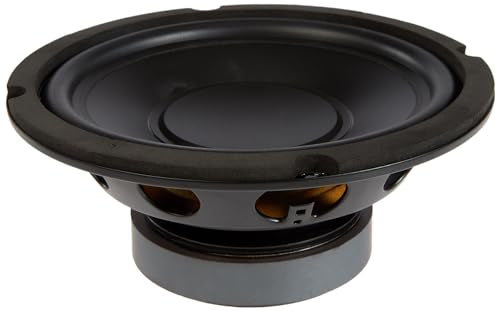 HQ-Power Lautsprecher, Subwoofer, 8", Leistung 350 W/175 W RMS, Impedanz 8 Ω, Schwarz