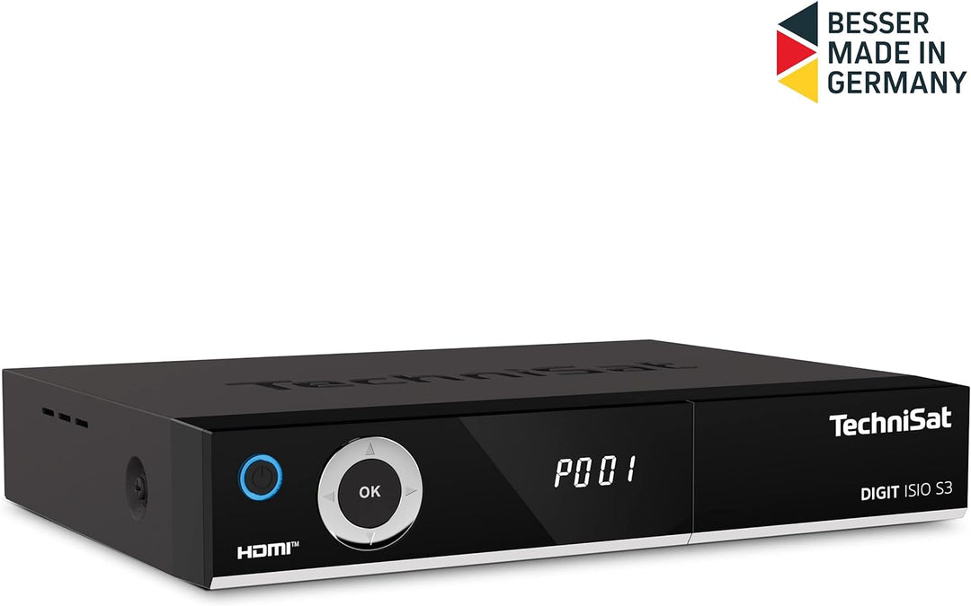TechniSat DIGIT ISIO S3 - HD Sat-Receiver mit Twin-Tuner (HDTV, DVB-S2, PVR Aufnahmefunktion via USB