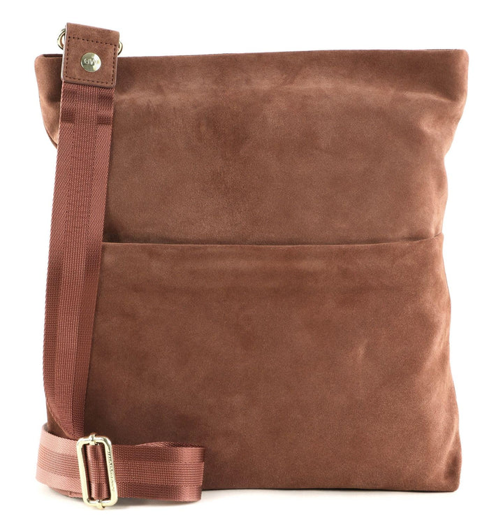 Mandarina Duck Damen Mellow Velvet Kuriertasche, Saddle