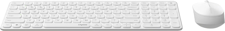 Rapoo 9310M kabelloses Tastatur-Maus Set Wireless Deskset 2400 DPI Sensor bis zu 12 Monate Batteriel