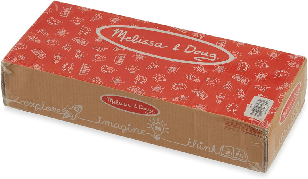 Melissa & Doug Mega Race-Car Carrier | Wooden Vehicles & Trains | Trucks & Vehicles | 7+ | Gift for