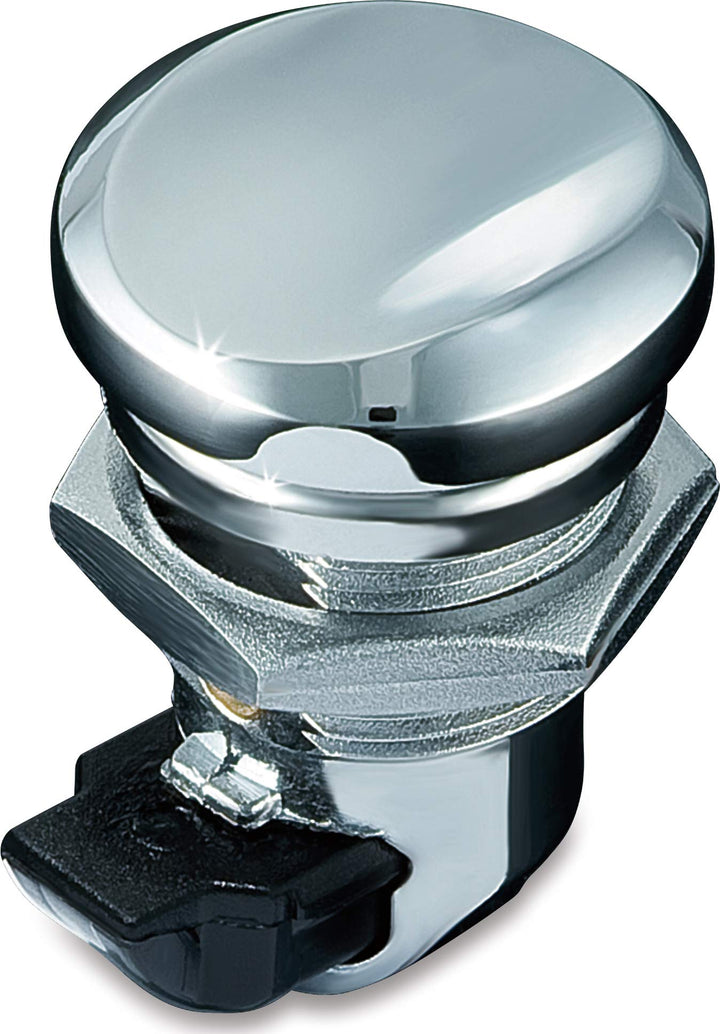 Kuryakyn 1467 Motorradzubehör: Druckknopf-Tanktür/Panelverriegelung für 1992–2019 Harley-Davidson Mo