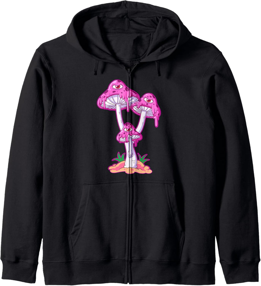 Pastell Goth Musrooms Geschenk Kapuzenjacke