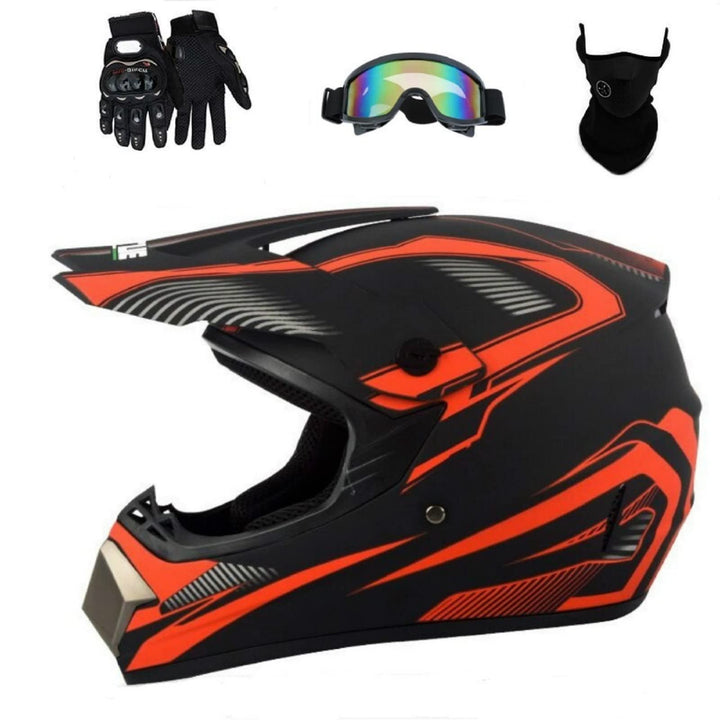 Motocross Helm Motorrad Helm DOT Downhill Fullface Helm Unisex Jugend Renn Motocross Fahrradhelm Off