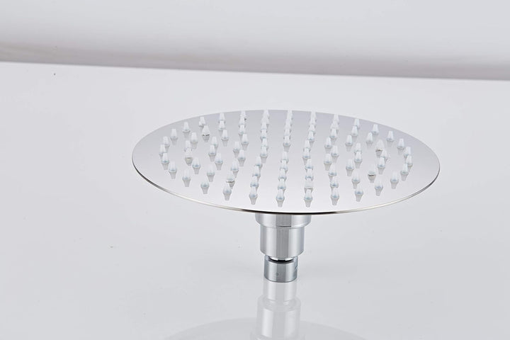 Fyeer -8 Zoll Led Regendusche Einbauduschköpfe Edelstahl Duschkopf Regenbrause Brausekopf aus Edelst