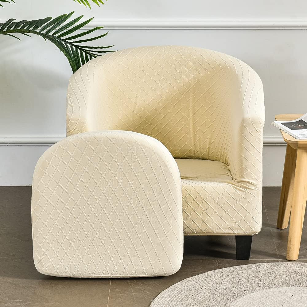 CHNSHOME Sesselbezüge 2 Stück Stretch Sesselhusse Sesselbezug Clubstuhlbezüge 1 Sitzer Tullsta Barst