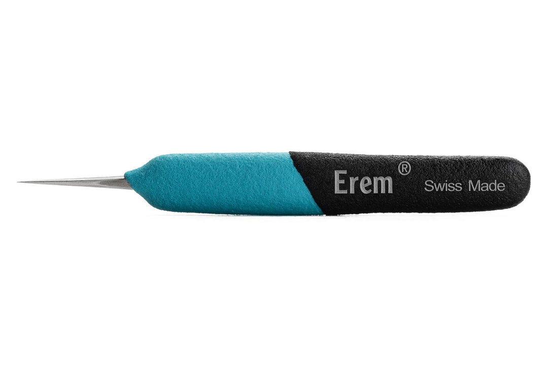 Weller Erem E5SA Ergonomische Präzisionspinzette mit Geraden, Sehr Feinen Spitzen Zum Greifen Feiner