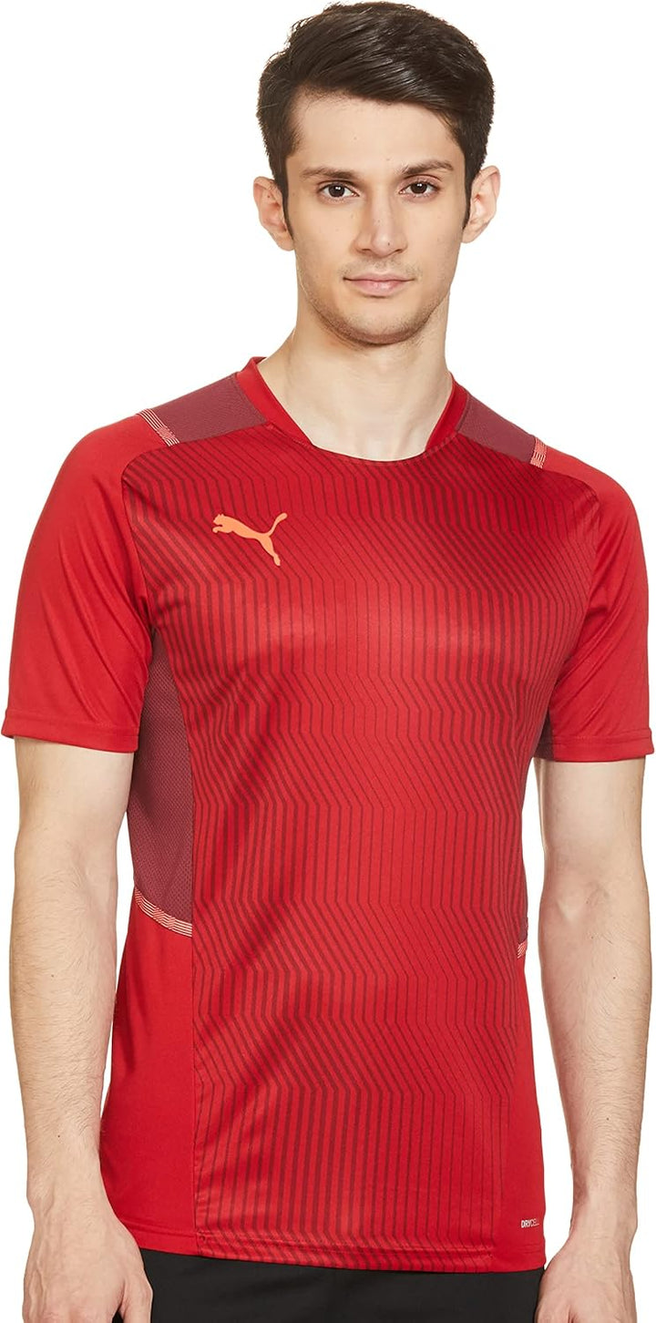 Puma Herren Teamcup Trainingstrikot M Chili Pepper-cordovan-red Blast, M Chili Pepper-cordovan-red B