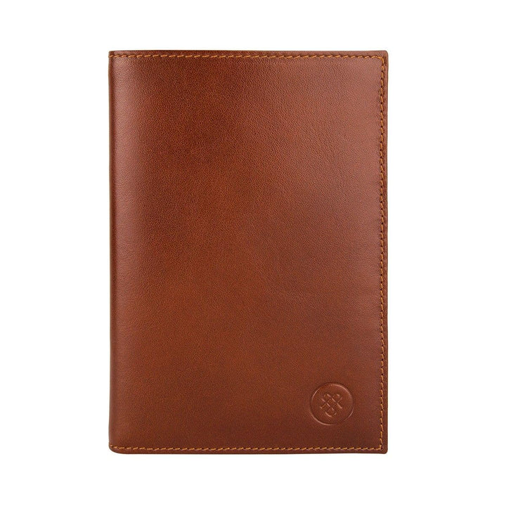 Maxwell Scott The PIANILLO RFID Leather Breast Pocket Wallet (Tan) Chestnut Tan, Chestnut Tan