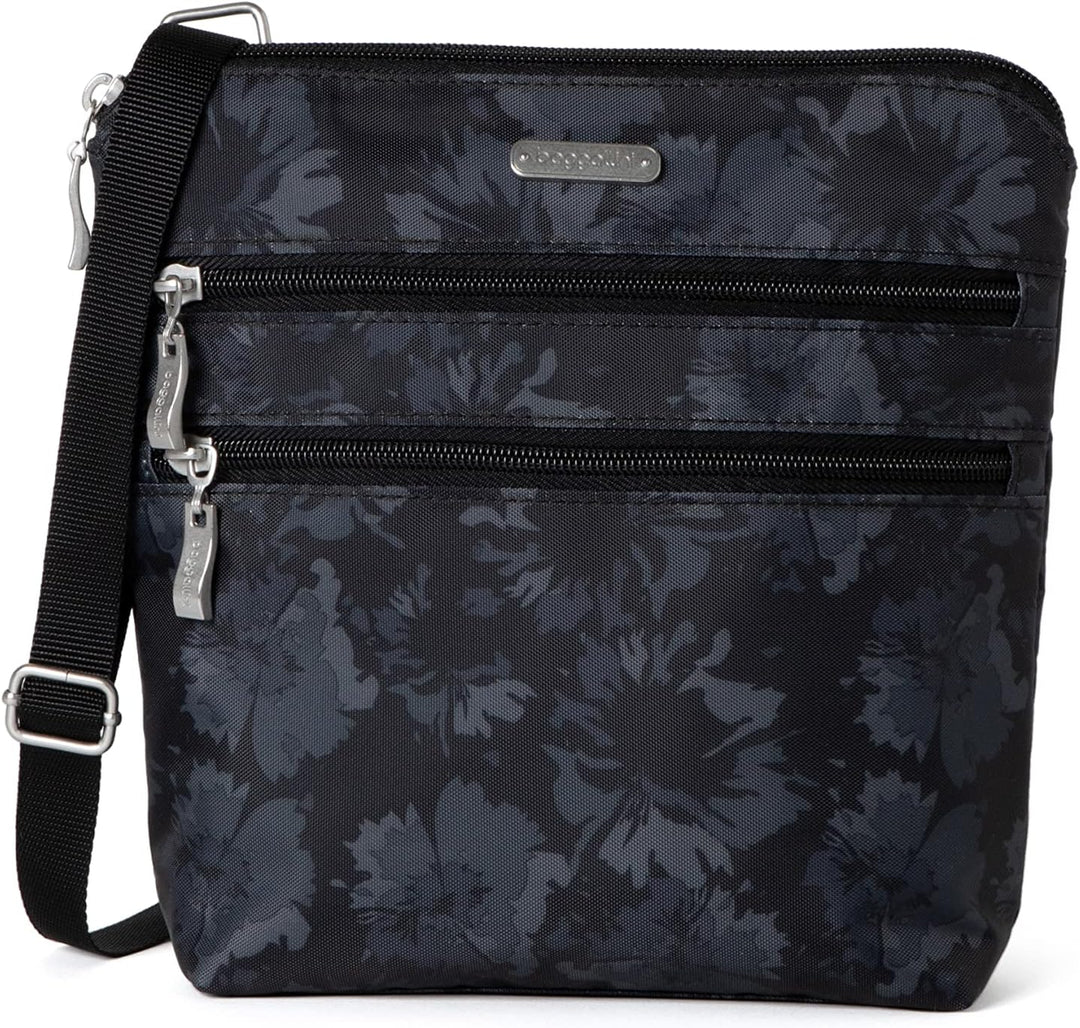 Baggallini Damen Essential Tasche für Frauen-Integrierter RFID-Kartenhalter-Crossbody Geldbörse mit