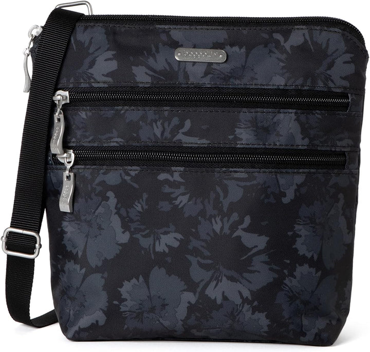 Baggallini Damen Essential Tasche für Frauen-Integrierter RFID-Kartenhalter-Crossbody Geldbörse mit
