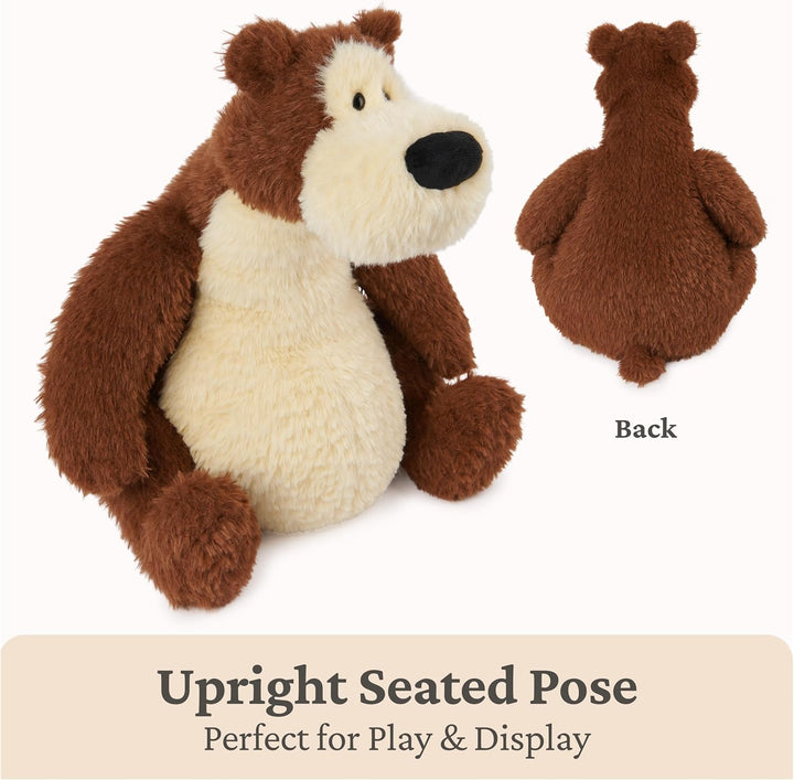 GUND Goober Classic Teddybär, preisgekröntes Stofftier ab 1 Jahren, Braun, 27,9 cm, Mehrfarbig