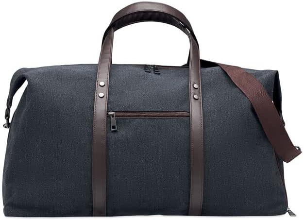 Weekender Tasche Schwerer Denim Canvas - Details aus recyceltem PU - Schuhtasche - Innenfutter recyc