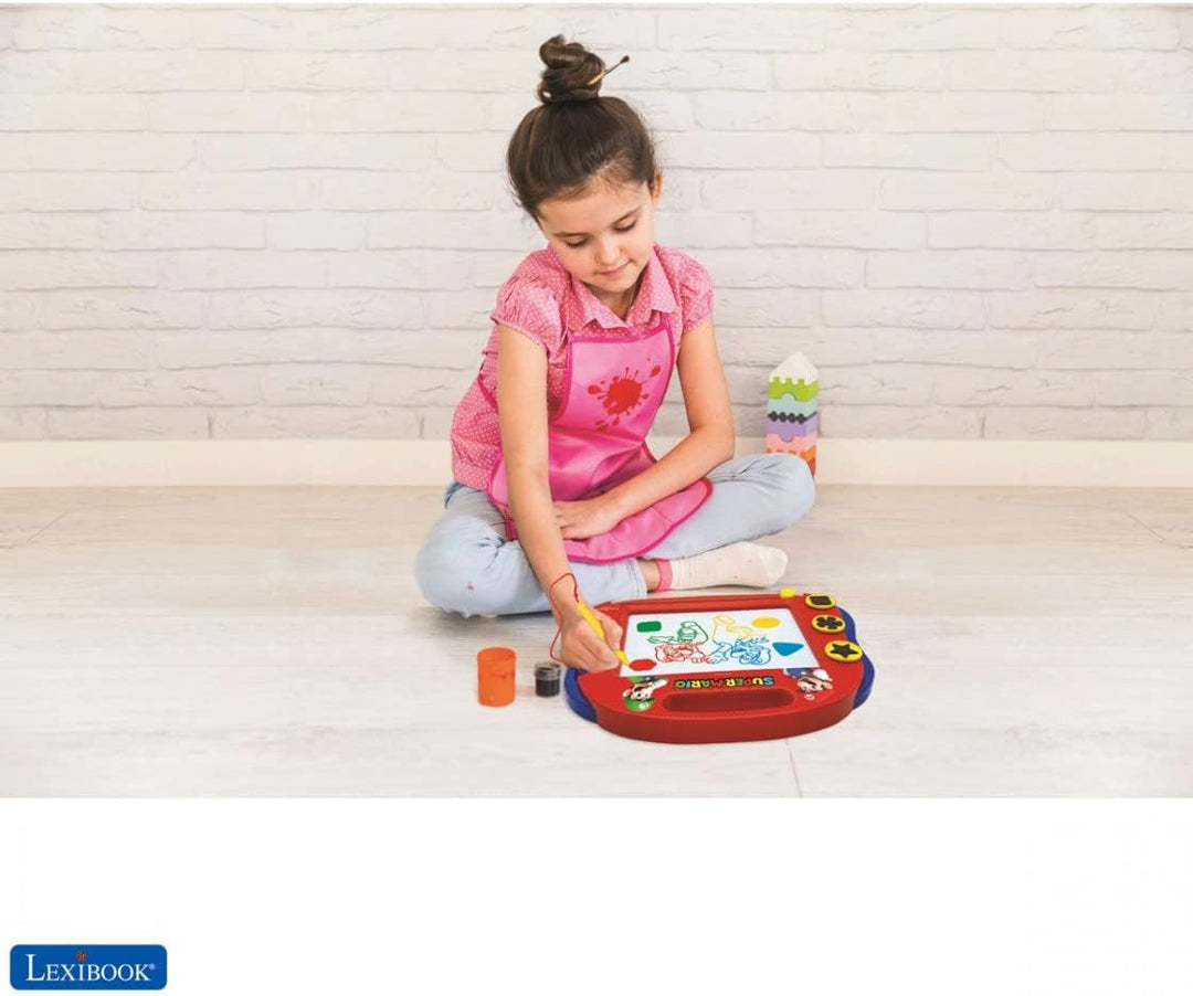 Lexibook - CRNI550 Magische magnetische Nintendo Super Mario Zeichentafel, Magnettafel für Kinder, k