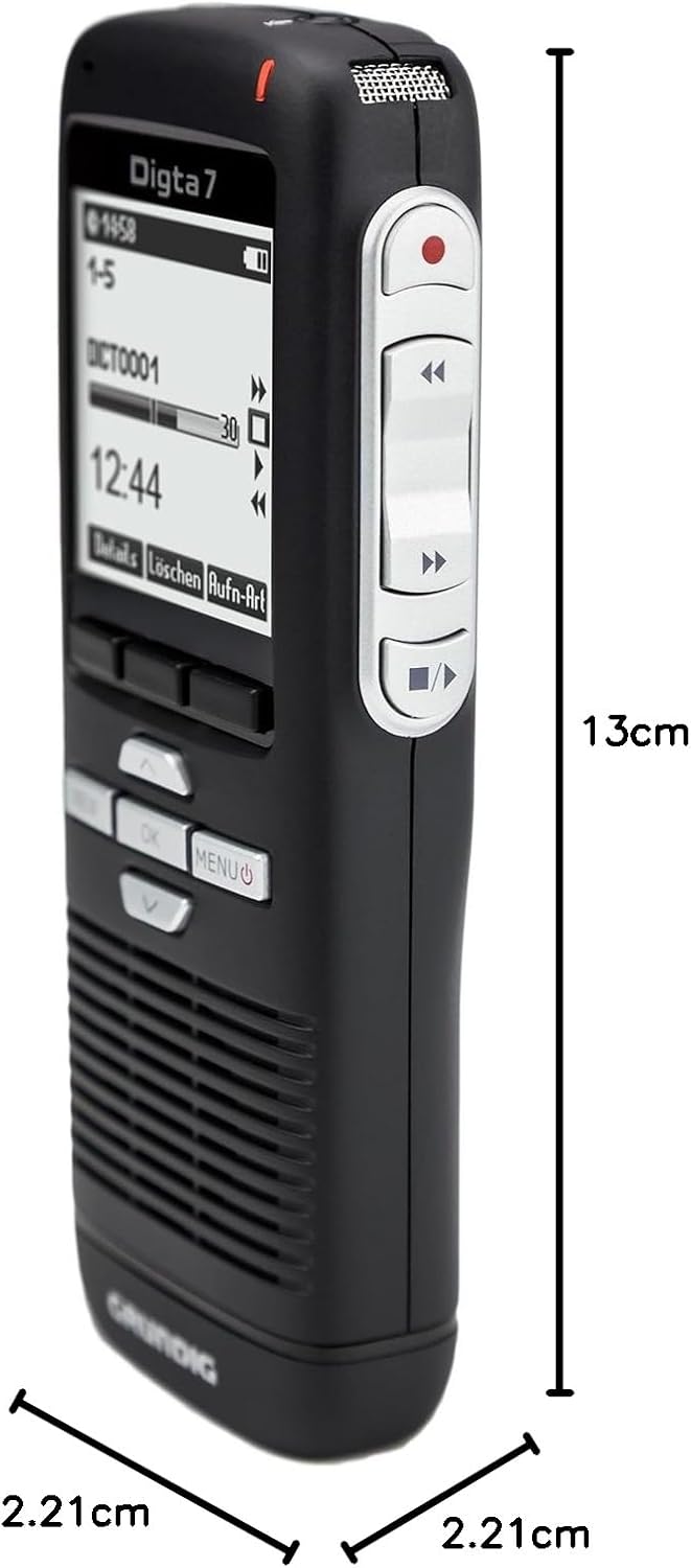Grundig PDM7010-12 Digitales Diktiergerät Digta 701 Push