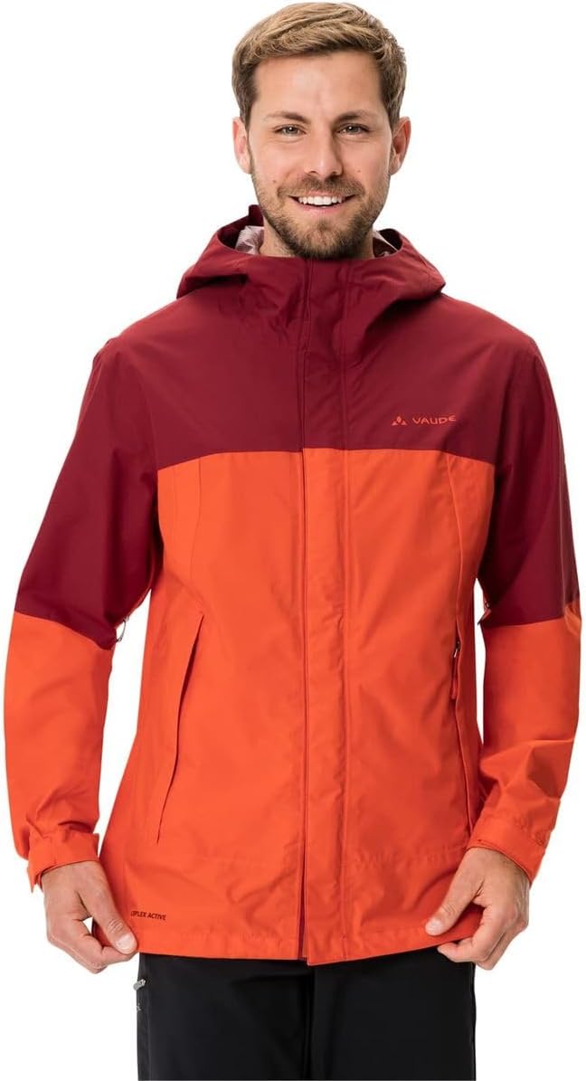 VAUDE Herren Lierne II Jacke Regenjacke Hardshelljacke M Glowing Red, M Glowing Red