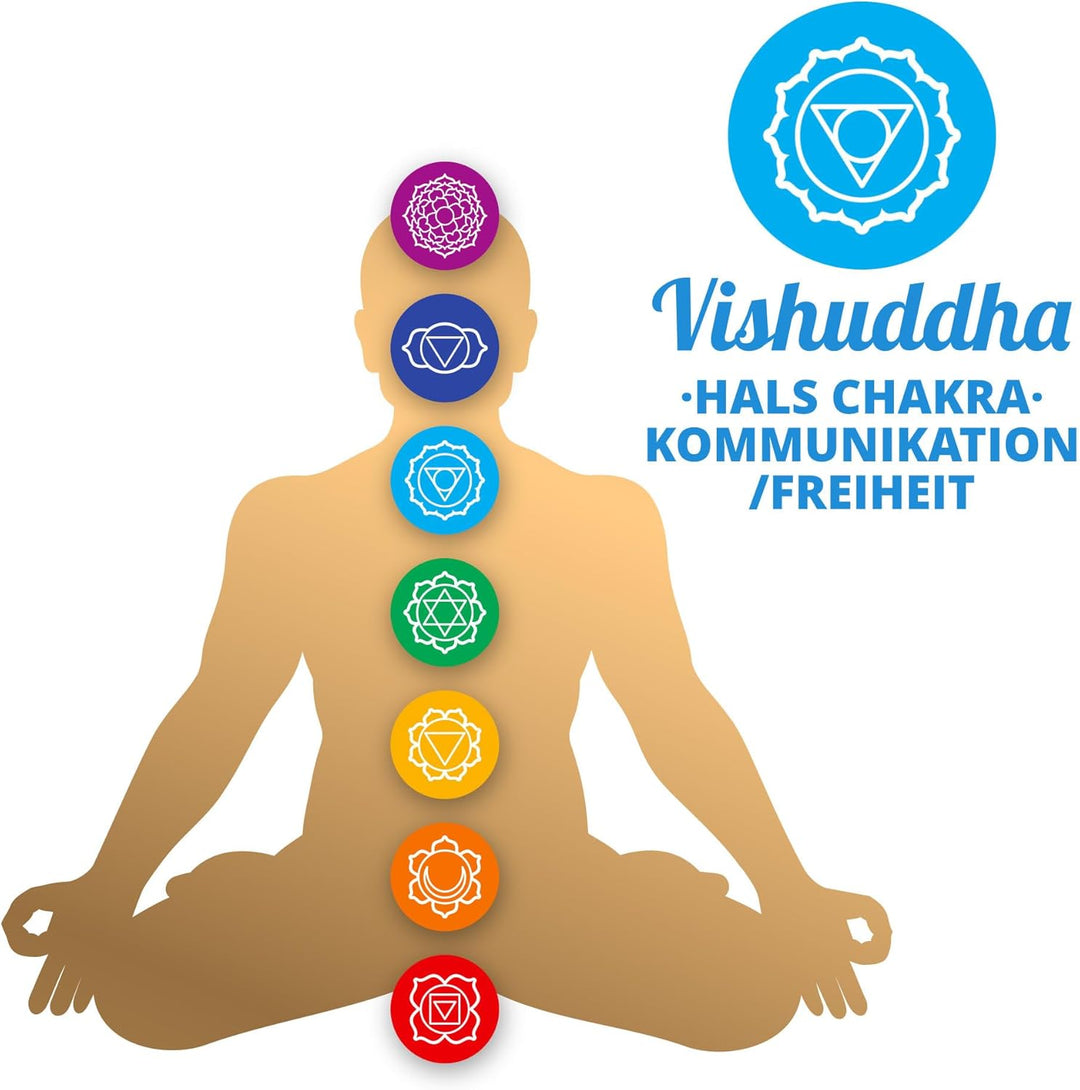 XDrum Therapeutische Klangschale Ton G - auf Ton G gestimmt - für Hals-Chakra (Vishuddha) - Durchmes