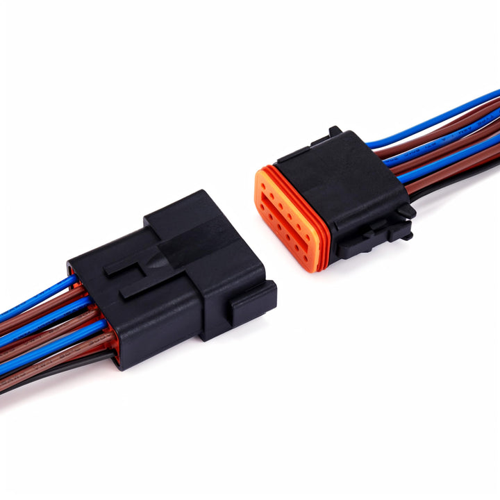 WOODGUILIN 12 Pin Deutsch DT Stecker 12 Weg wasserdicht DT Automotive Elektrische Stecker männlich w