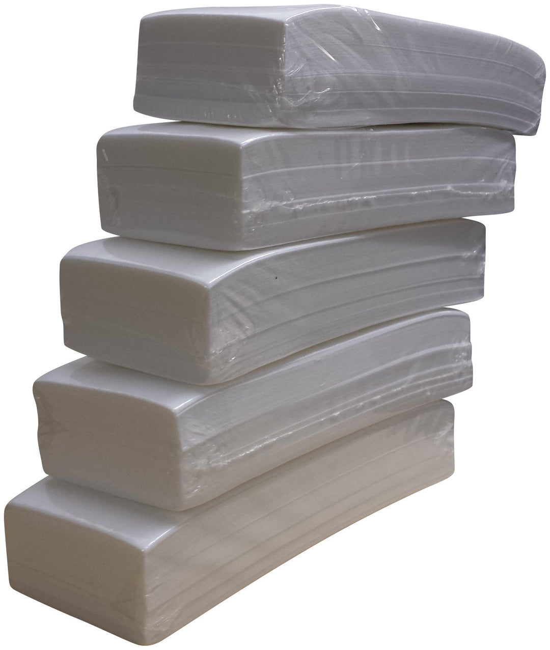 Papierwachsstreifen Deluxe – 5 x 100 Streifen (500 Streifen) 100 stück (5er Pack), 100 stück (5er Pa