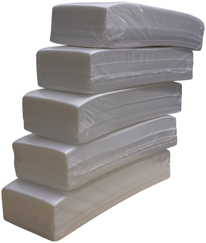 Papierwachsstreifen Deluxe – 5 x 100 Streifen (500 Streifen) 100 stück (5er Pack), 100 stück (5er Pa