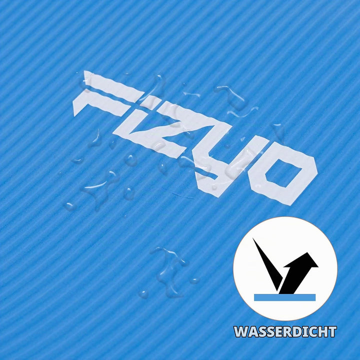 FIZYO Yogamatte 183x61x1 cm – Rutschfeste Fitness- &amp; Trainingsmatte aus NBR-Schaum – Gymnastikmatte