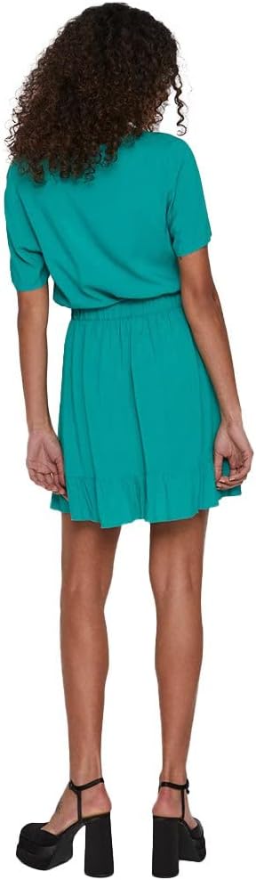 Vila Damen Vipaya Wrap Hw Short Skirt/Su-Noos Rock 36 Alhambra, 36 Alhambra