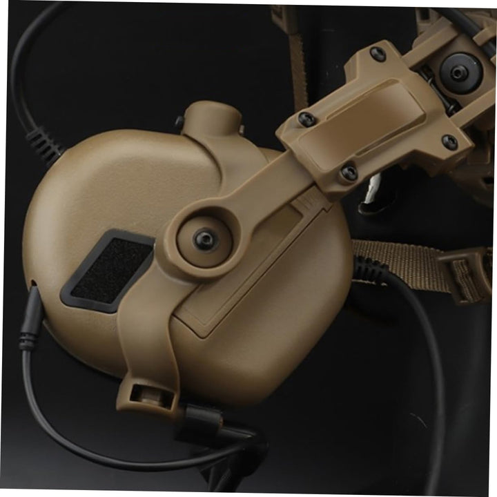 BESPORTBLE Taktischer Kopfhörerhalter aus Nylon mit Abnehmbarem Helm Anschluss und Einfachem Staurau
