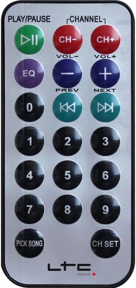 ATM2000USB-BT - LTC - Stereoverstärker mit 2 x 50 W - USB, SD und Bluetooth - Silber, ATM2000USB-BT