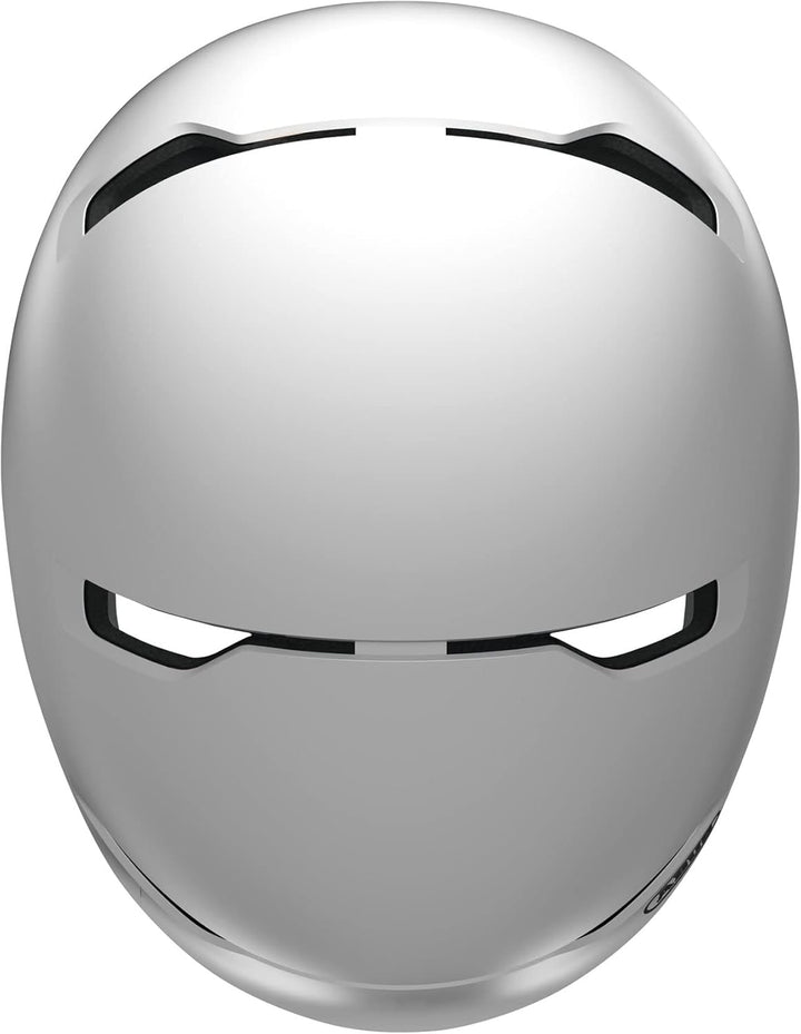 ABUS Stadthelm Scraper 3.0 - Robuster Hartschalen-Fahrradhelm L (57-61 cm) Weiss (polar matt), L (5
