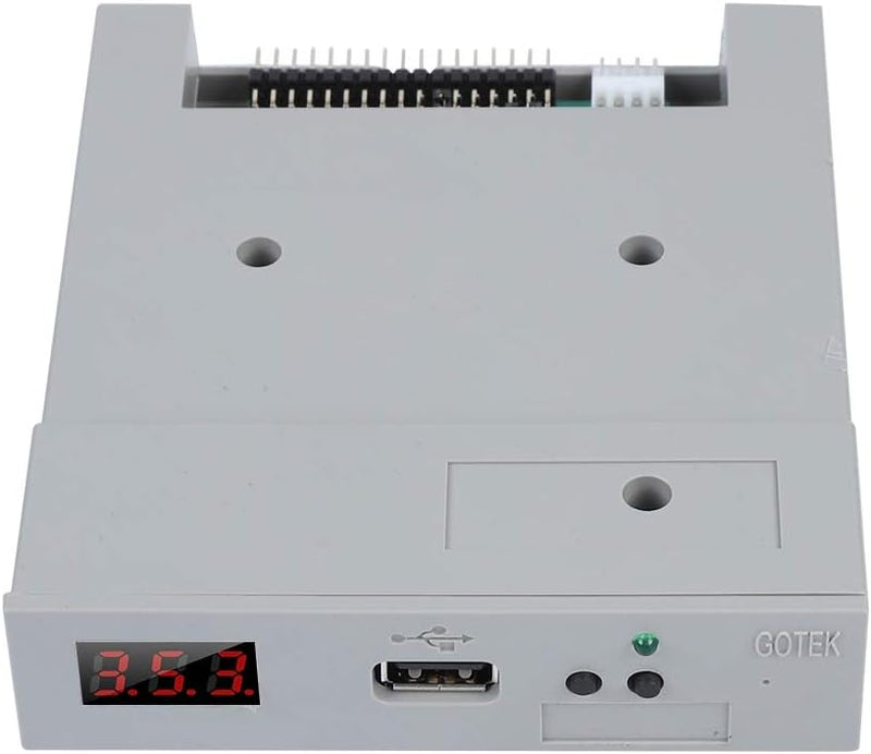 Eboxer ABS Laufwerk SFR1M44-U100 3,5 Zoll 1,44 MB USB-SSD-Diskettenlaufwerk-Emulator Plug & Play (we