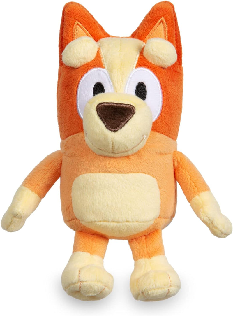 Bluey Giochi Preziosi weiches Plüschtier Bingo, ca. 20 cm hoch, mit Details wie im Cartoon, für Kind