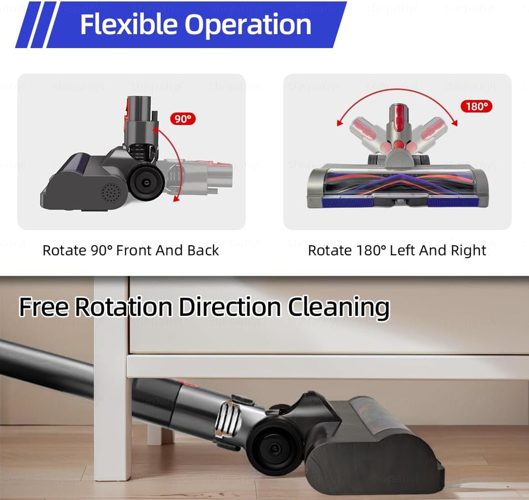 LED-Bodendüsen-Ersatzteil Zubehör Kompatibel Mit Dyson V7,V8,V10,V11,V15,Staubsauger Bürste für Verh