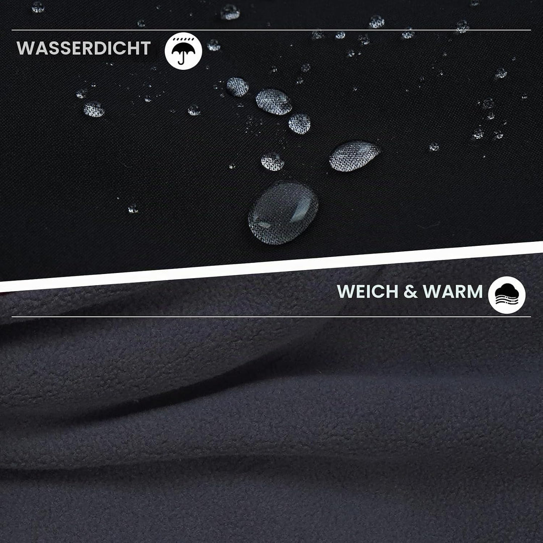 Hjyokuso Hundemantel Dackel, Winddichter Wasserdichter Wintermantel Für Dackel Hunde, Hundejacke Für