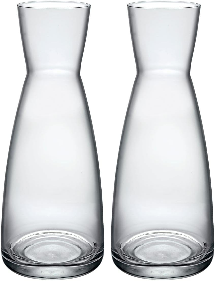 Bormioli Rocco Ypsilon Karaffe 1.0 L Transparent (Packung mit 2) Selbstverständlich 1120 ml (Packung