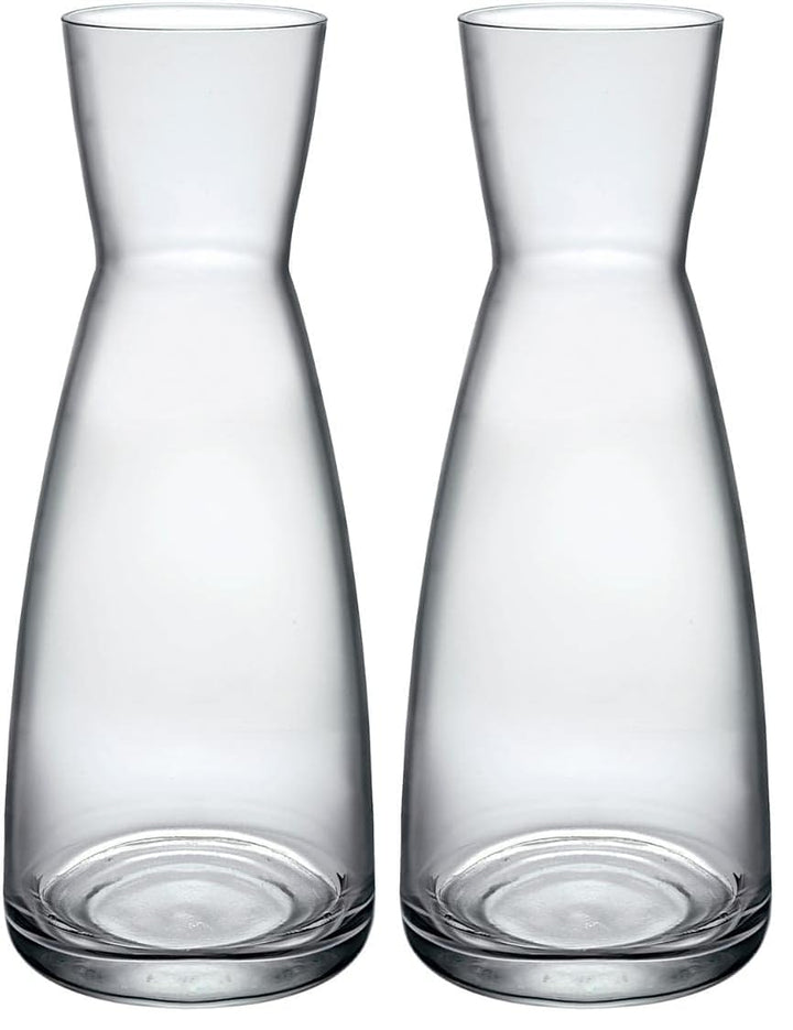 Bormioli Rocco Ypsilon Karaffe 1.0 L Transparent (Packung mit 2) Selbstverständlich 1120 ml (Packung